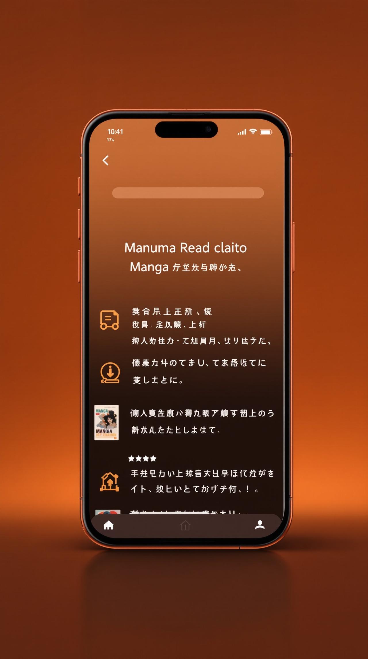 漫画屋APP阅读界面